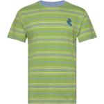 Mini Hand Stripe T-Shirt Tops T-Kortærmet Skjorte Green Santa Cruz