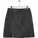 Sorte Elegant Korte Korte nederdele i Læder Størrelse XL til Damer 