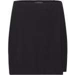 Mini Wrap Skirt Kort Nederdel Black Residus