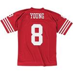 Mitchell & Ness Steve Young San Francisco 49ers Throwback NFL Trikot Rot S