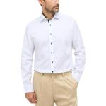 Hvide eterna Langærmede skjorter i Bomuld Button down Med lange ærmer Størrelse XL på udsalg 