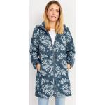 Blå Parka coats i Denim Størrelse XL til Damer på udsalg 
