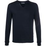 Blå Zadig & Voltaire Sweaters i Merino Størrelse XL til Herrer 
