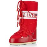 Røde Moon Boot Sommer Damestøvler i Polyester Størrelse 38 