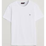 Hvide Morris T-shirts med rund hals i Bomuld med rund udskæring med korte ærmer Størrelse XL til Herrer 