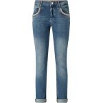 Blå Mos Mosh Slim jeans i Bomuld Størrelse XL til Damer på udsalg 