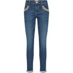 Mørkeblå Mos Mosh Slim jeans i Bomuld Størrelse XL til Damer på udsalg 