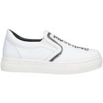 Hvide MOSCHINO Sneakers i Læder Med elastik Størrelse 40 til Drenge 