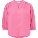 Pinke MOSS COPENHAGEN Langærmede skjorter i Bomuld med V-udskæring Med 3/4 ærmer Størrelse XL til Damer på udsalg 