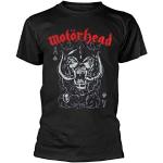 Motörhead Herren Playing Card T-Shirt, Schwarz, M