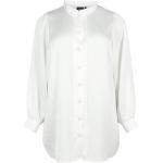 Hvide Zizzi Langærmede skjorter Med lange ærmer Størrelse XL til Damer 