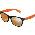 Orange Spejleffekt solbriller Størrelse XL til Herrer 