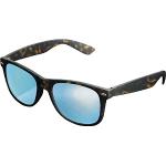 Blå Spejleffekt solbriller Størrelse XL til Herrer 