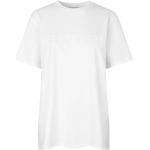 Hvide Munthe Økologiske Bæredygtige T-shirts med rund hals i Bomuld med rund udskæring med korte ærmer Størrelse XXL til Damer på udsalg 