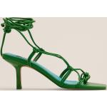 Grønne NA-KD Sommer Sandaler med hæl i Syntetiske Stilethæle til Damer på udsalg 