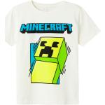 Hvide Minecraft NAME IT Danske brands Økologiske T-shirts i Bomuld Størrelse 164 til Drenge fra Kids-world.dk Bæredygtige 