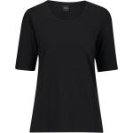 Sorte nanso Kortærmede t-shirts i Bomuld med rund udskæring med korte ærmer Størrelse XL til Damer 