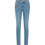 Lyseblå Mos Mosh Skinny jeans i Bomuld Størrelse XL til Damer 