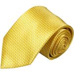 Guldfarvede P. M. Krawatten Slips i Silke Størrelse XL 
