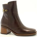 Mørkebrune Nero Giardini Læderstøvler i Læder Størrelse 39 til Damer 