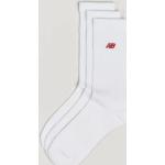Hvide New Balance Sokker i Bomuld Størrelse XL 3 stk til Herrer 