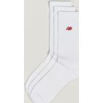 Hvide New Balance Sokker i Bomuld Størrelse XL 3 stk til Herrer 