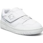 "New Balance 550 Kids Bungee Lace With Hook & Loop Top Strap Sport Sneakers Low-top Sneakers White New Balance"