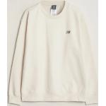 Hvide New Balance Sweatshirts i Bomuld Størrelse XL til Herrer 