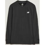 Sorte New Balance Q Speed Langærmede t-shirts Med lange ærmer Størrelse XL til Herrer 