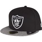 New Era 59Fifty Cap - HERRINGBONE Oakland Raiders black - 7 1/8