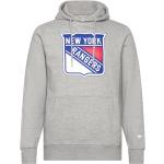 New York Rangers Primary Logo Graphic Hoodie Sport Sweatshirts & Hoodies Hoodies Grey Fanatics