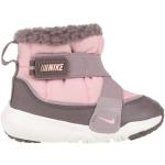 Pinke Nike Ankelstøvler Med velcro med runde skosnuder Størrelse 26 til Drenge 