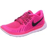 Nike Unisex-Kinder Free 5.0 (GS) Low-Top, Pink Pink Pow Black Vivid Pink Wht 600, 35.5 EU