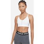 Hvide  Nike Sports BH'er med let støtte i Mesh Størrelse XL til Damer 