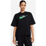 Sorte Liverpool F.C. Nike Swoosh T-shirts med tryk Størrelse XL til Damer 