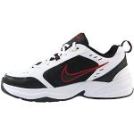 Hvide Klassiske Nike Air Monarch IV Fitness sko i Læder Størrelse 44 på udsalg 