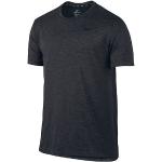 Nike Herren Breathe T-Shirt, Black/Anthracite/Metallic Hematite, L