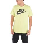 Gule Casual Nike T-shirts med tryk Størrelse XL til Herrer på udsalg 
