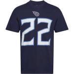 Blå Tennessee Titans Nike T-shirts Størrelse XL 