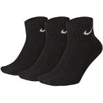 Nike One Quarter Socks 3 Pack Value Ankle Socks, black, 46-50