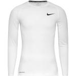 Hvide Nike Pro Kompressionsoverdele i Polyester Størrelse 3 XL til Herrer 