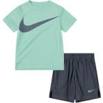 Nike Shortssæt - T-shirt/Shorts - Smoke Grey/Mint Foam