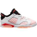 Nike Sneaker Air Jordan 6 Retro Low - Hvid/Grå/Rød Børn, størrelse 33