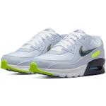 Nike Sneaker Air Max 90 - Hvid/Blå/Neon Børn, størrelse 38
