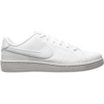 Hvide Retro Nike Court Royale Low-top sneakers i Læder med bred sål Størrelse 40 til Herrer 