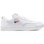Nike Sneaker Court Vintage Premium - Hvid/orange, størrelse 45½