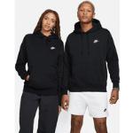 Sorte Klassiske Nike Fleece Hættetrøjer i Fleece Størrelse XL til Herrer 