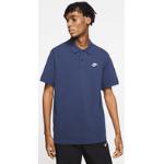 Blå Klassiske Nike Polo shirts i Bomuld Størrelse XL til Herrer på udsalg 