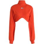 Orange Nike Langærmede t-shirts i Jersey med rullekrave Med lange ærmer Størrelse XL til Damer 