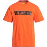 Orange Nike Kortærmede t-shirts i Jersey med rund udskæring med korte ærmer Størrelse XL til Herrer 